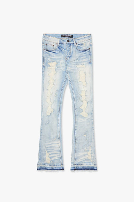 "TEARAWAY" STACKED LIGHT BLUE WASH - Valabasas