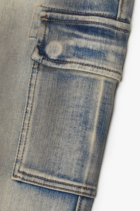 Tedamin Lt. Vintage Blue Washed Skinny - Valabasas