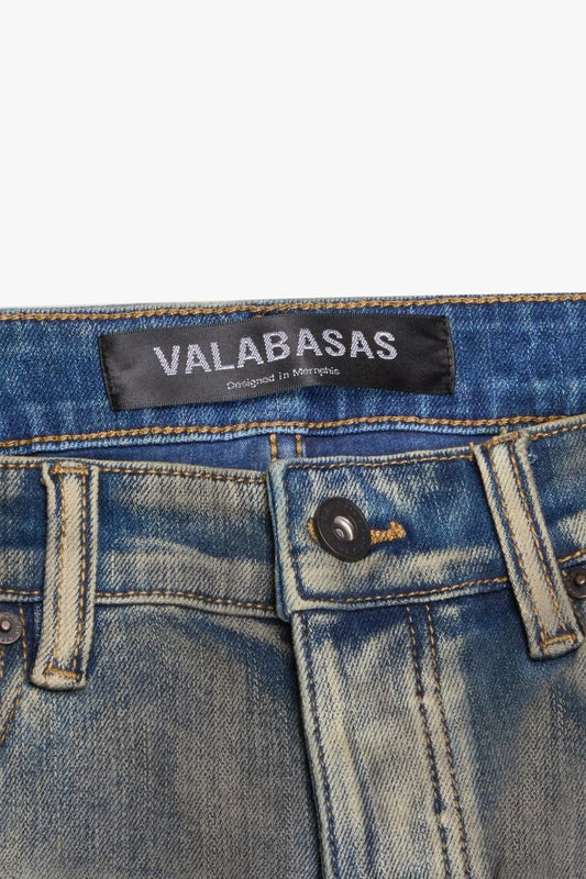 Tedamin Lt. Vintage Blue Washed Skinny - Valabasas