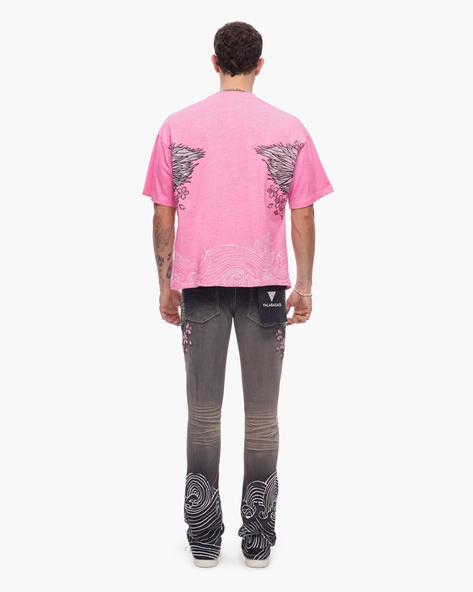 Tenka Stacked Denim Grey Wash – Valabasas