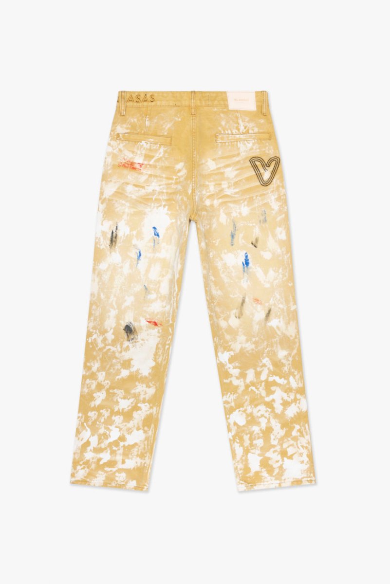 "THAHAB" KHAKI MULTI STRAIGHT PANT