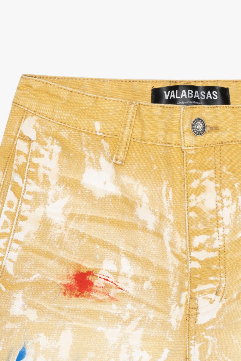 "THAHAB" KHAKI MULTI STRAIGHT PANT