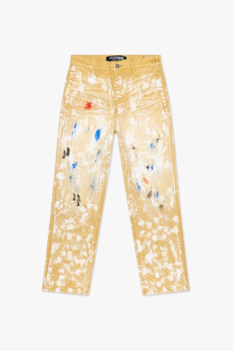 "THAHAB" STRAIGHT PANT KHAKI MULTI - Valabasas