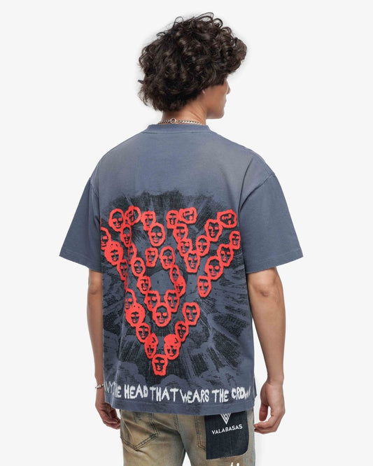 The Crown Vintage Blue T-Shirt - Valabasas
