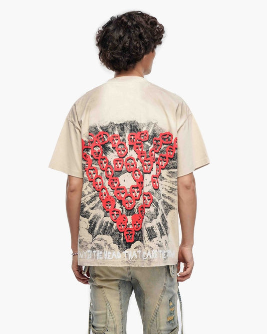 The Crown Vintage Cream T-Shirt - Valabasas