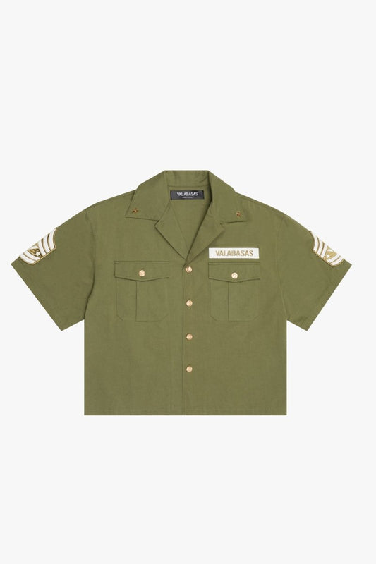 "THE REBEL" BUTTON UP OLIVE - Valabasas