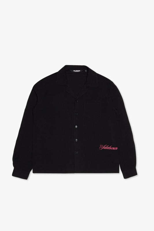 "THINKING" BUTTON DOWN BLACK - Valabasas