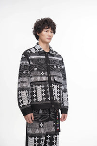 Time Grey Multi Hand Beaded Jacket - Valabasas