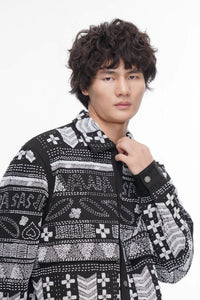 Time Grey Multi Hand Beaded Jacket