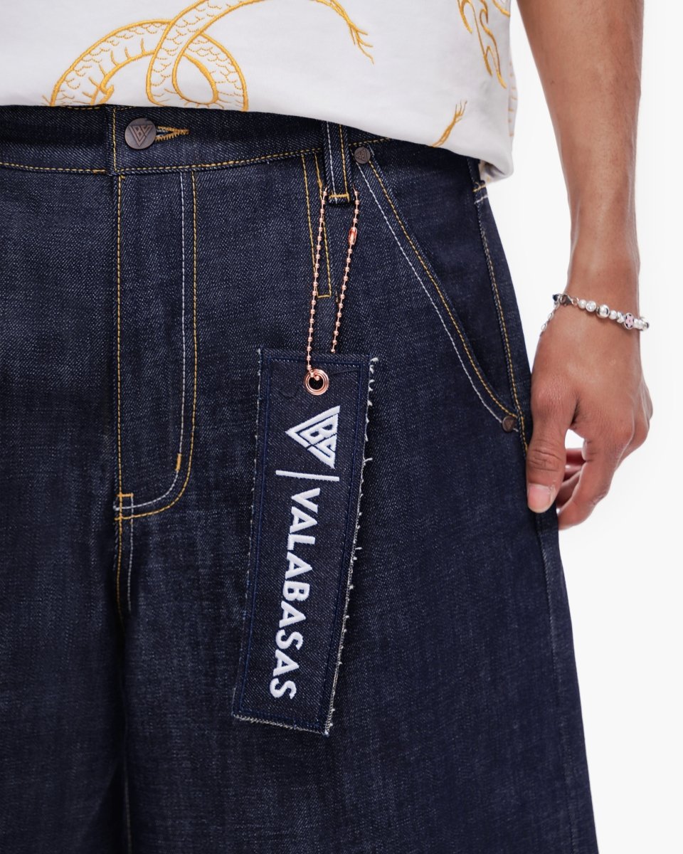 Tora Baggy Jorts Indigo - Valabasas