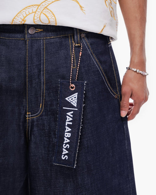 Tora Baggy Jorts Indigo - Valabasas