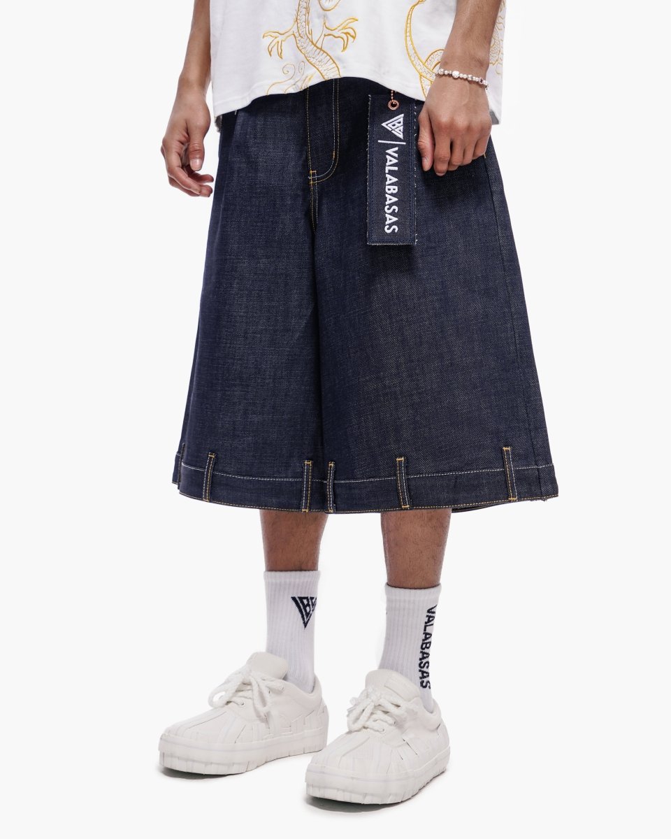 Tora Baggy Jorts Indigo - Valabasas