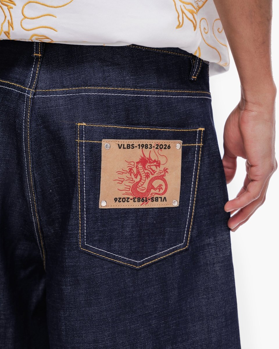 Tora Baggy Jorts Indigo - Valabasas