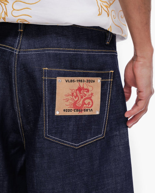 Tora Baggy Jorts Indigo - Valabasas