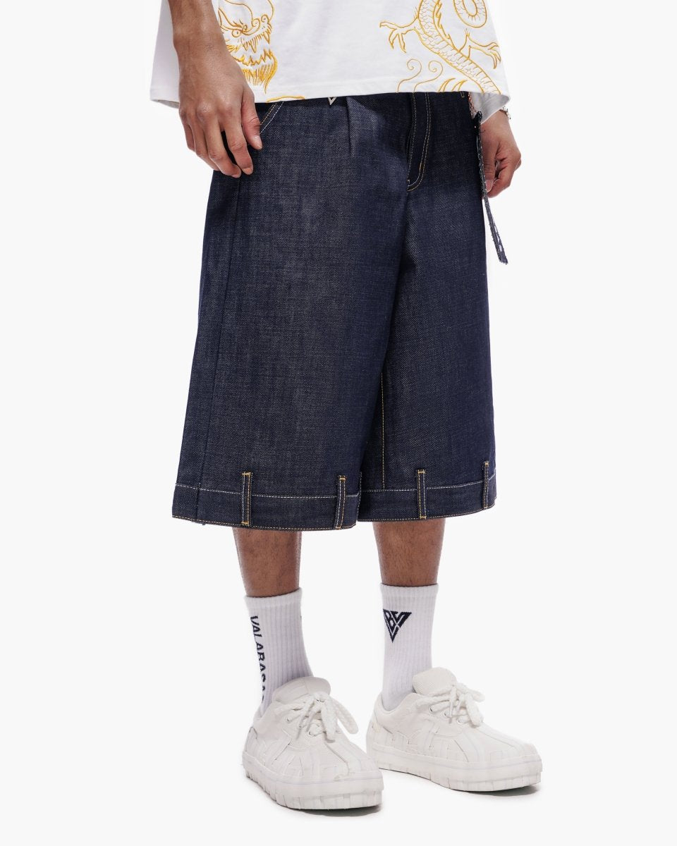 Tora Baggy Jorts Indigo - Valabasas