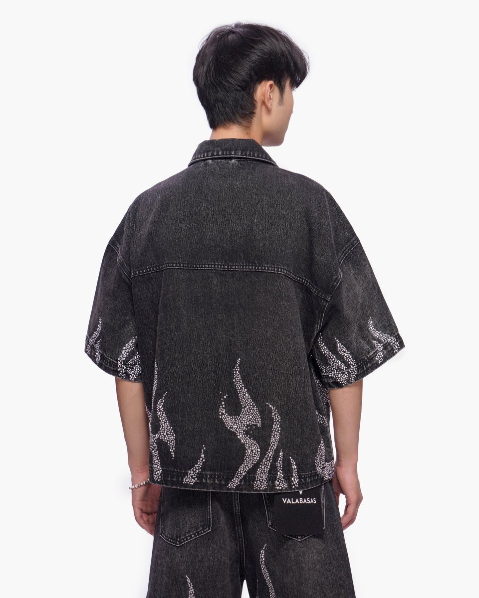 Torch Denim Woven Black – Valabasas