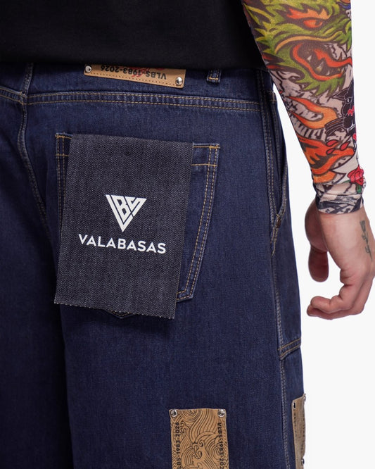 Torinx Baggy Jorts Dark Blue - Valabasas