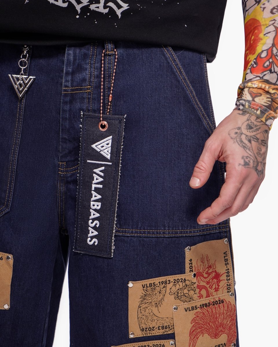Torinx Baggy Jorts Dark Blue - Valabasas