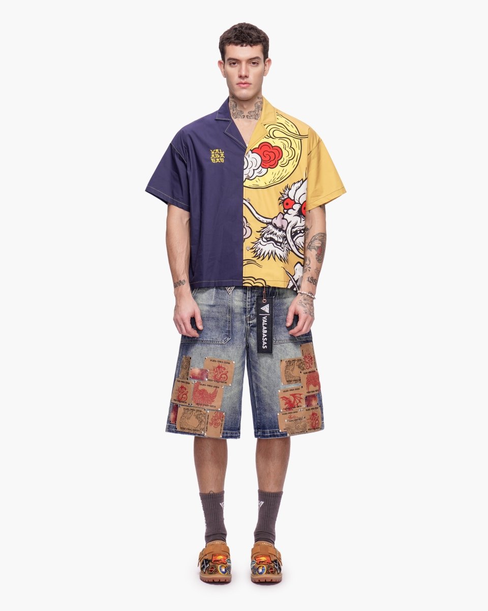 Torinx Baggy Jorts Dark Blue Wash – Valabasas