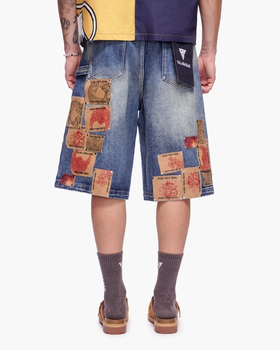 Torinx Baggy Jorts Dark Blue Wash – Valabasas