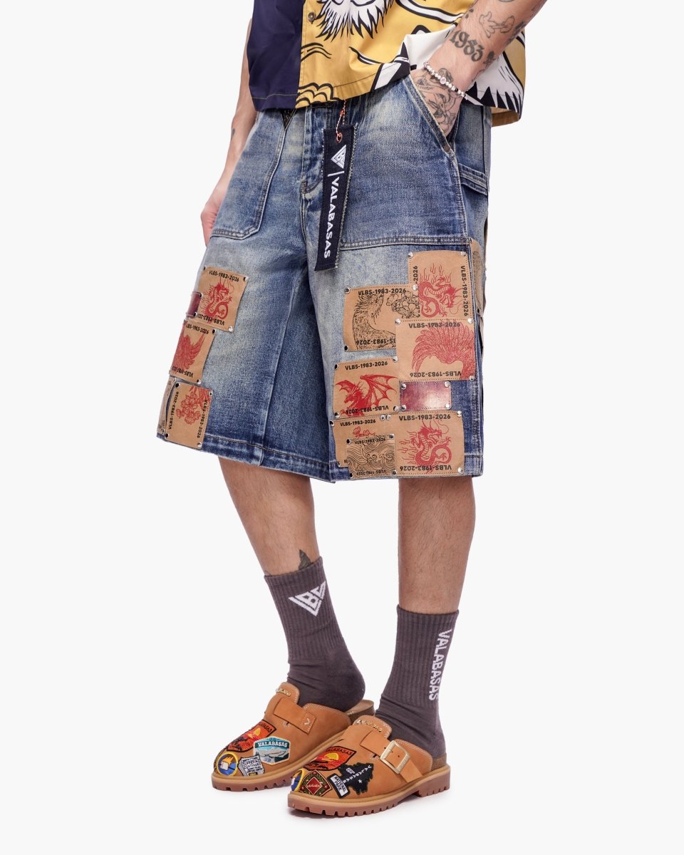 Torinx Baggy Jorts Dark Blue Wash – Valabasas
