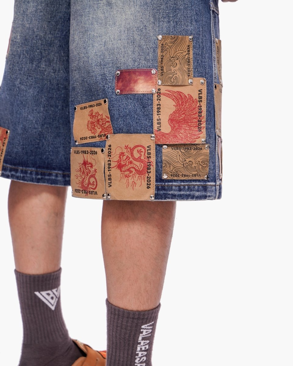 Torinx Baggy Jorts Dark Blue Wash - Valabasas