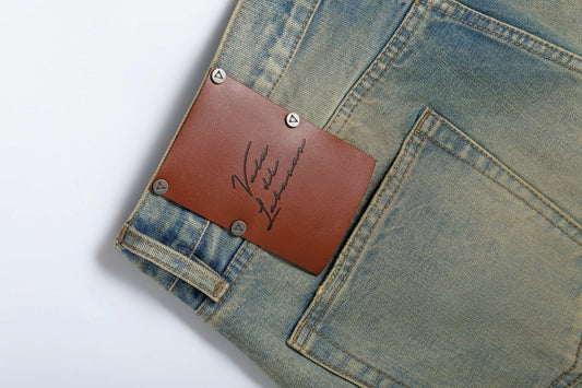 Trame Selvedge Baggy Jean – Vintage Blue - Valabasas