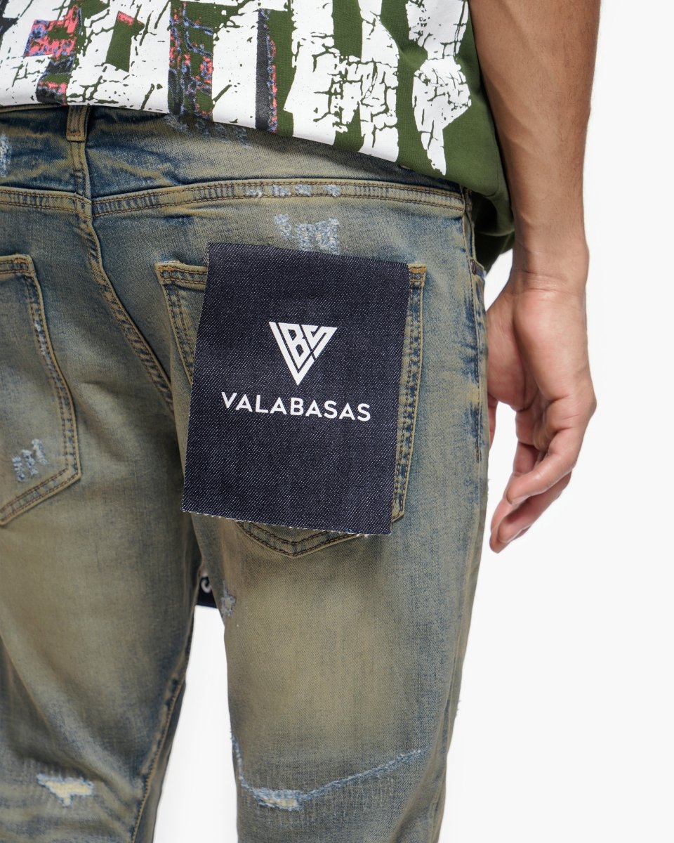 Trance Stacked Vintage Washed Jeans - Valabasas