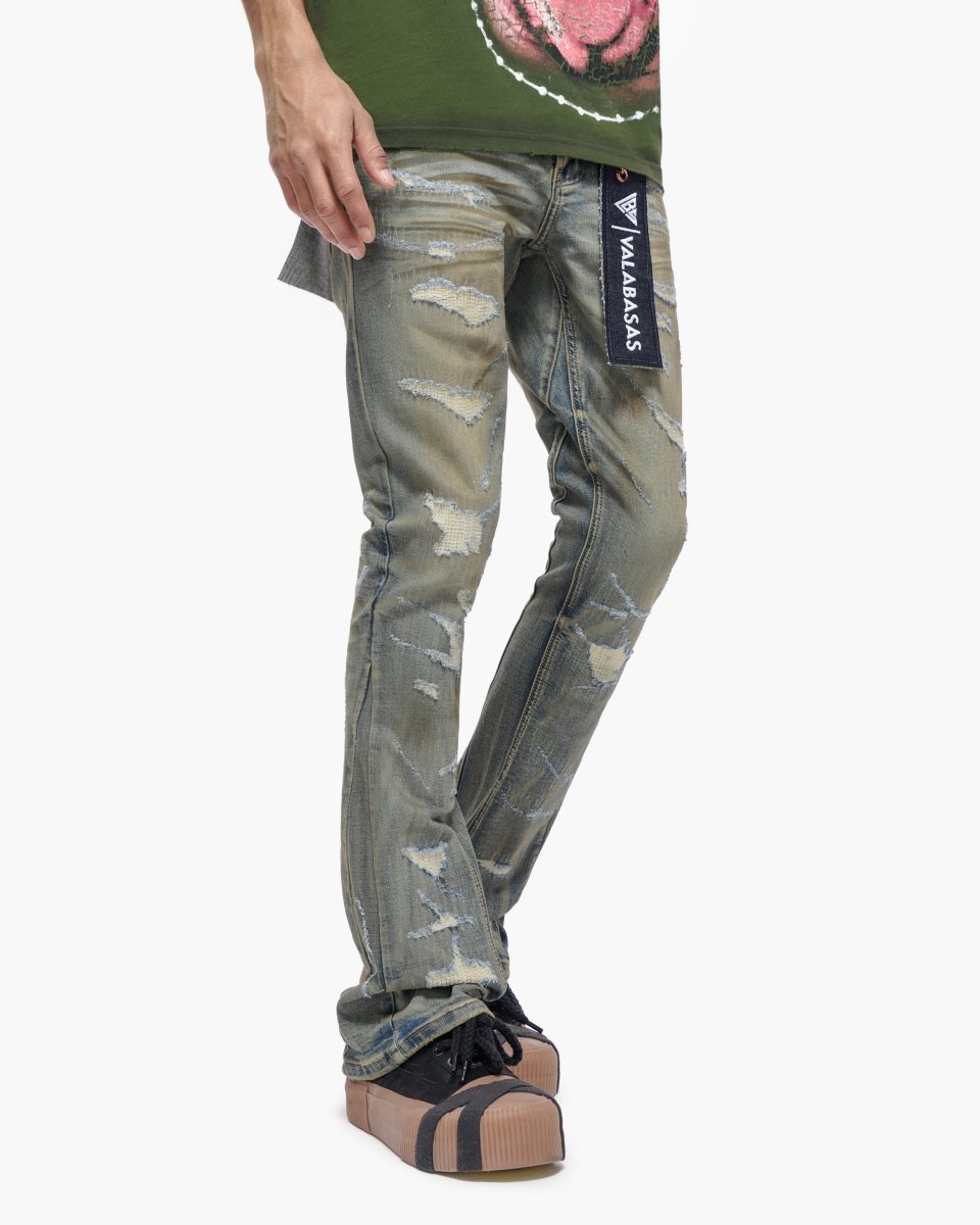 Trance Stacked Vintage Washed Jeans - Valabasas