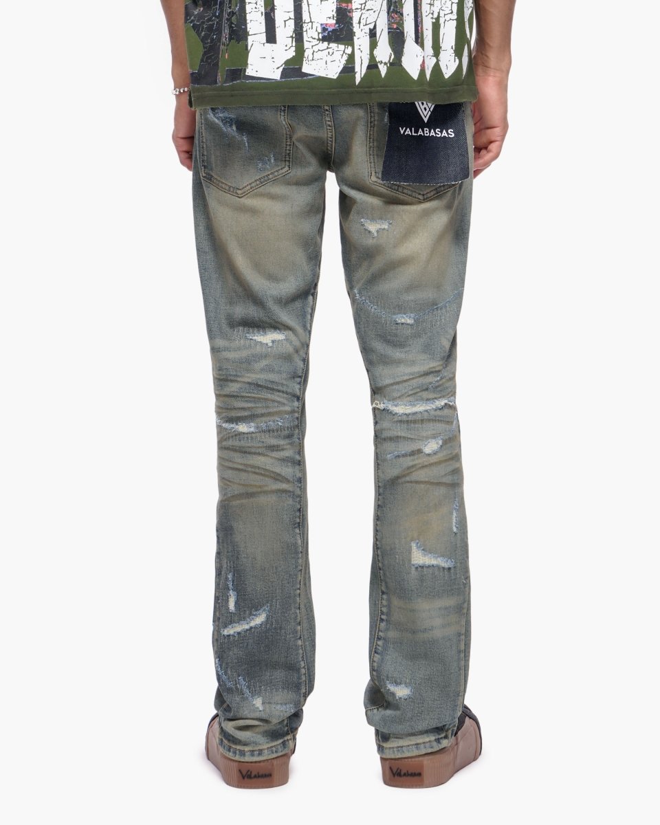 Trance Stacked Vintage Washed Jeans - Valabasas