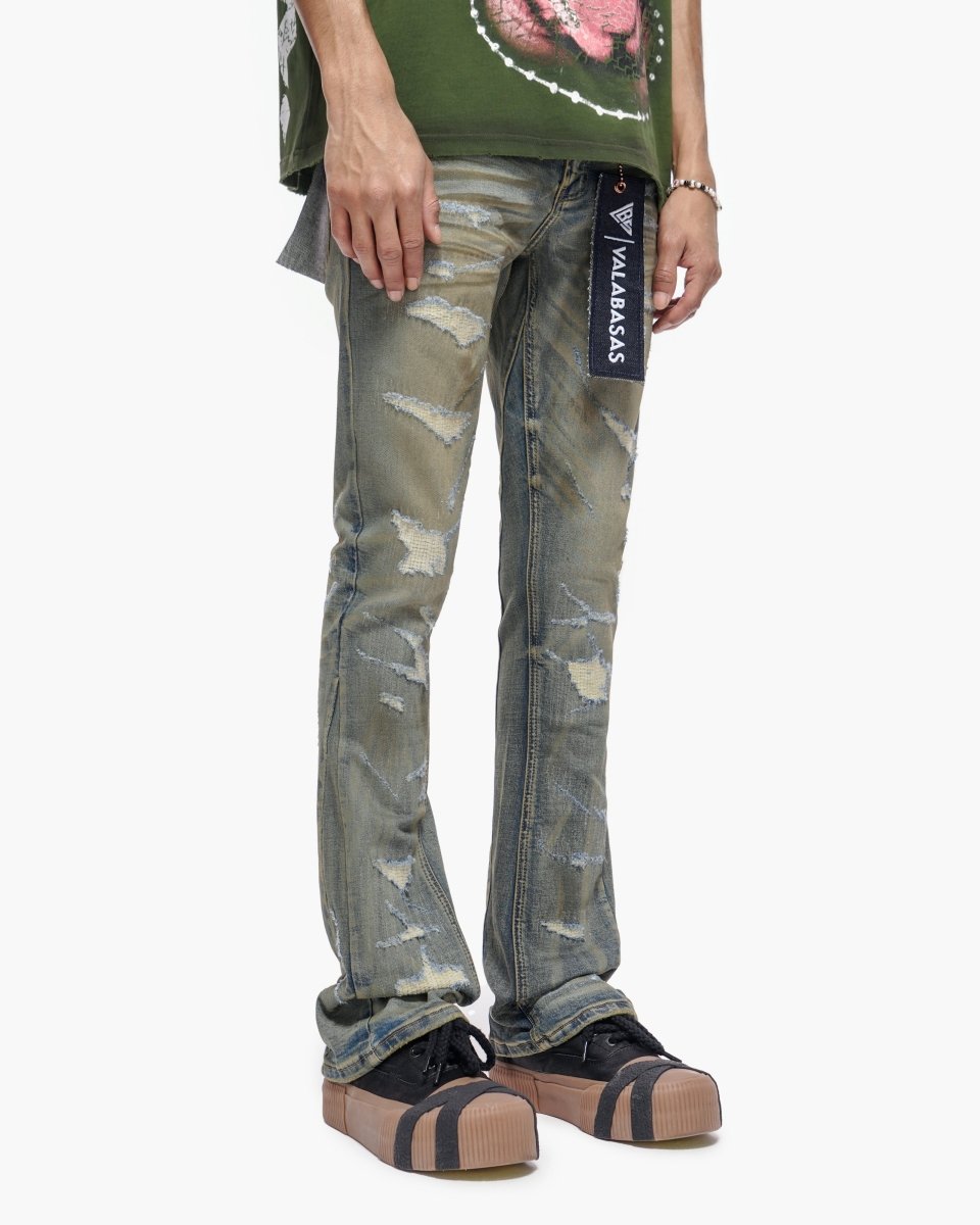 Trance Stacked Vintage Washed Jeans - Valabasas