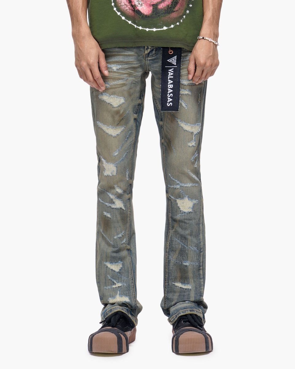 Trance Stacked Vintage Washed Jeans - Valabasas