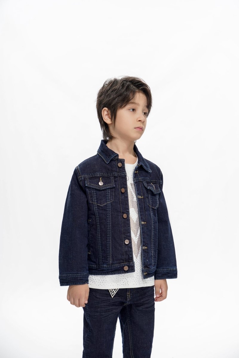 Treasury Kids Indigo Blue Jacket - Valabasas