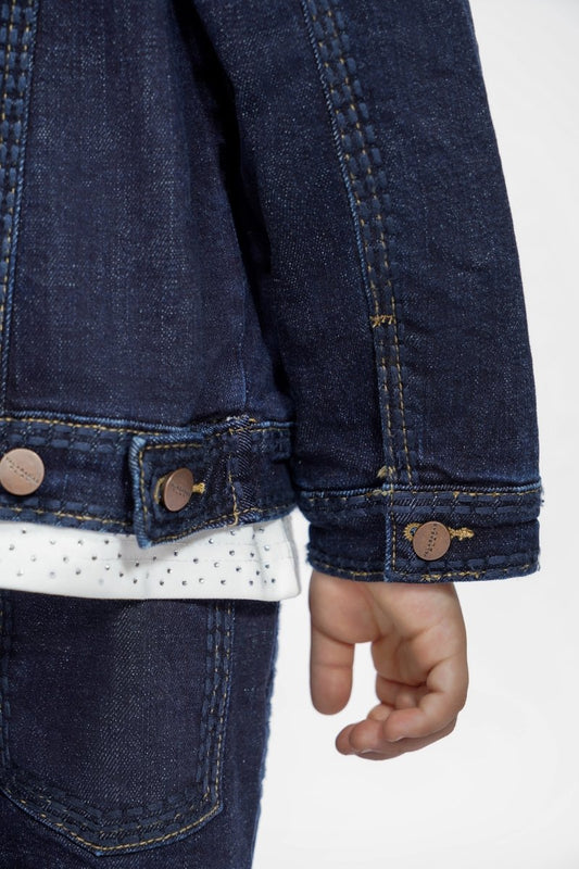 Treasury Kids Indigo Blue Jacket - Valabasas
