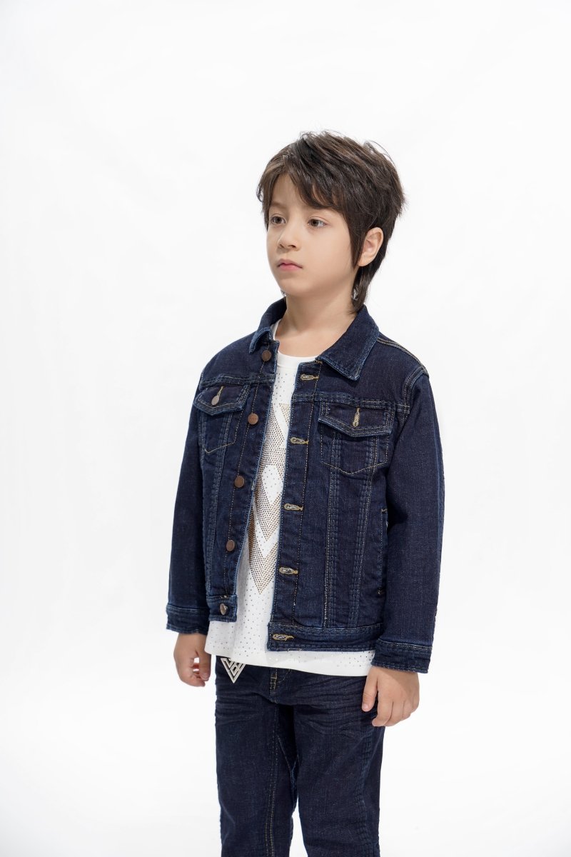 Treasury Kids Indigo Blue Jacket - Valabasas