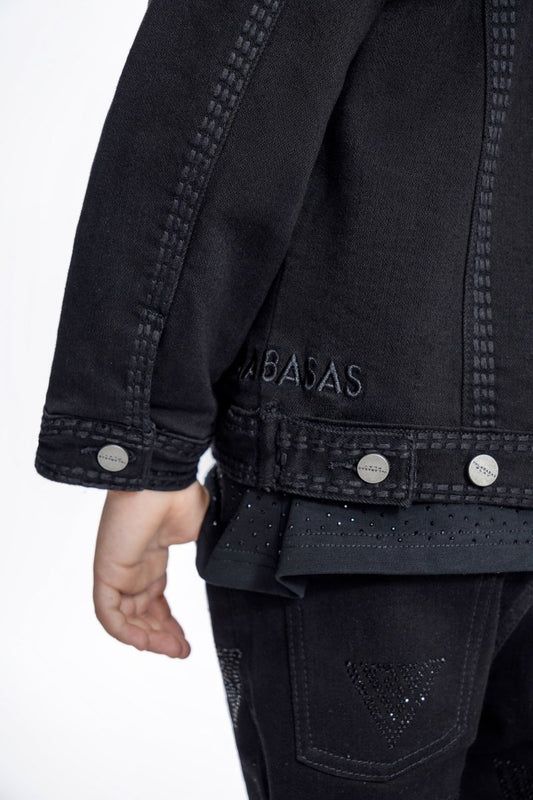 Treasury Kids Jet Black Jacket - Valabasas