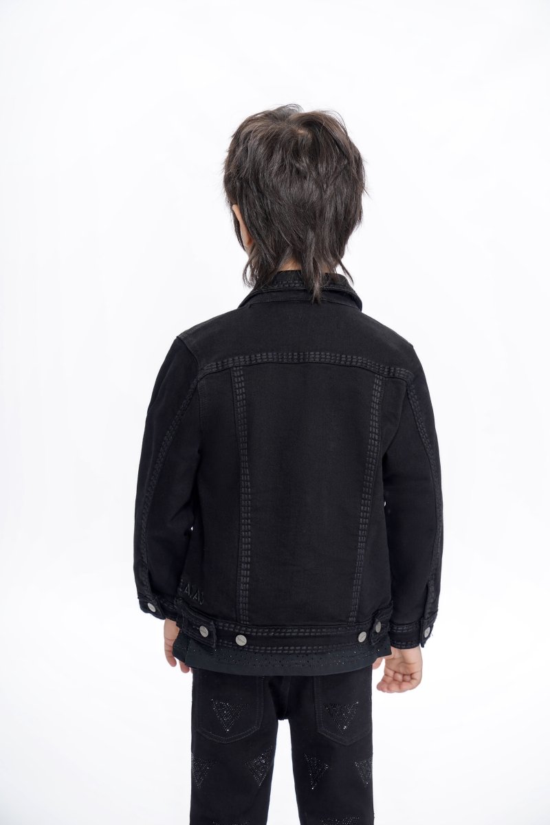 Treasury Kids Jet Black Jacket - Valabasas