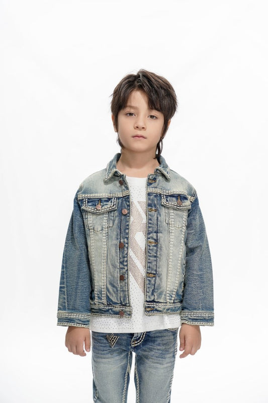 Treasury Kids Vintage Blue Jacket - Valabasas