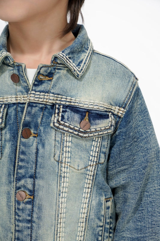 Treasury Kids Vintage Blue Jacket - Valabasas