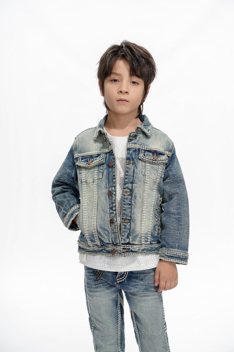 Treasury Kids Vintage Blue Jacket - Valabasas