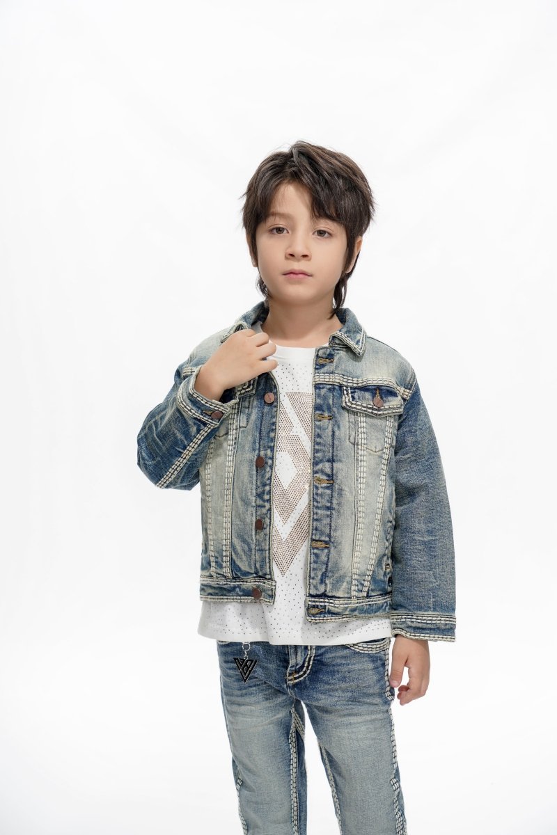 Treasury Kids Vintage Blue Jacket - Valabasas