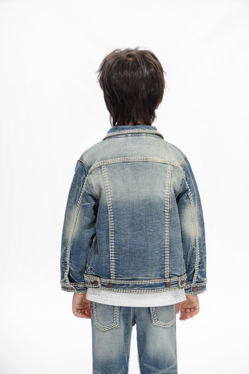Treasury Kids Vintage Blue Jacket - Valabasas
