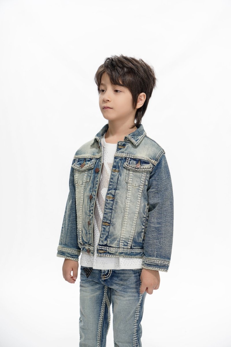 Treasury Kids Vintage Blue Jacket - Valabasas