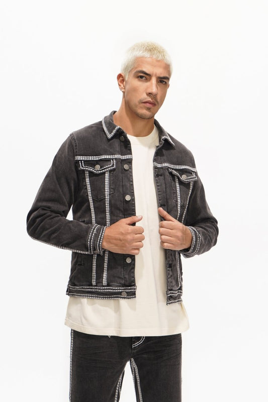 Treasury Mens Jacket Grey Washed - Valabasas
