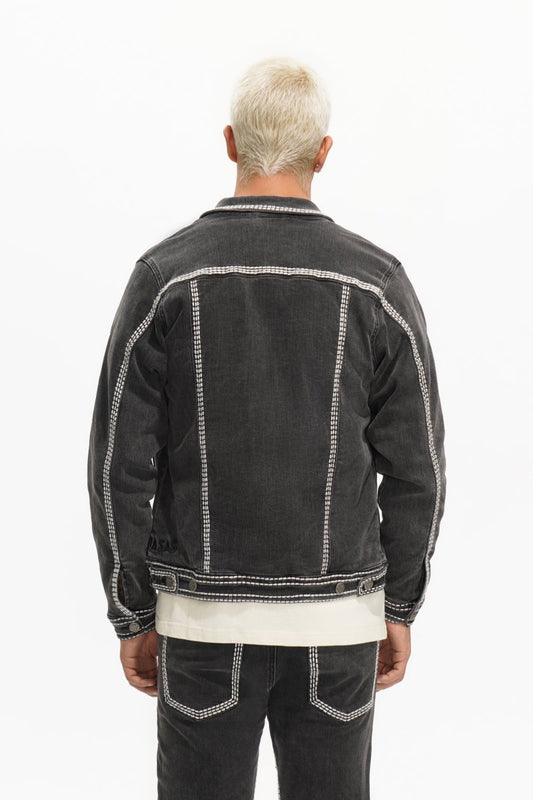 Treasury Mens Jacket Grey Washed - Valabasas