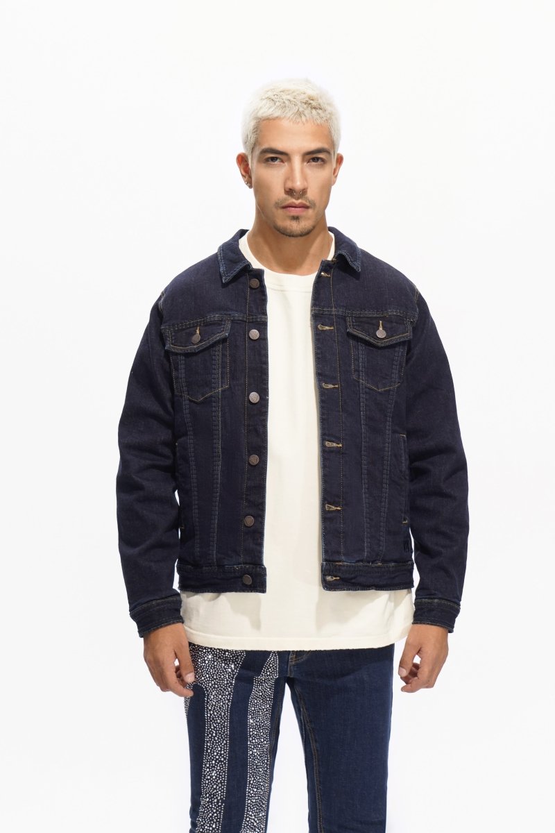 Treasury Mens Jacket Indigo Blue - Valabasas