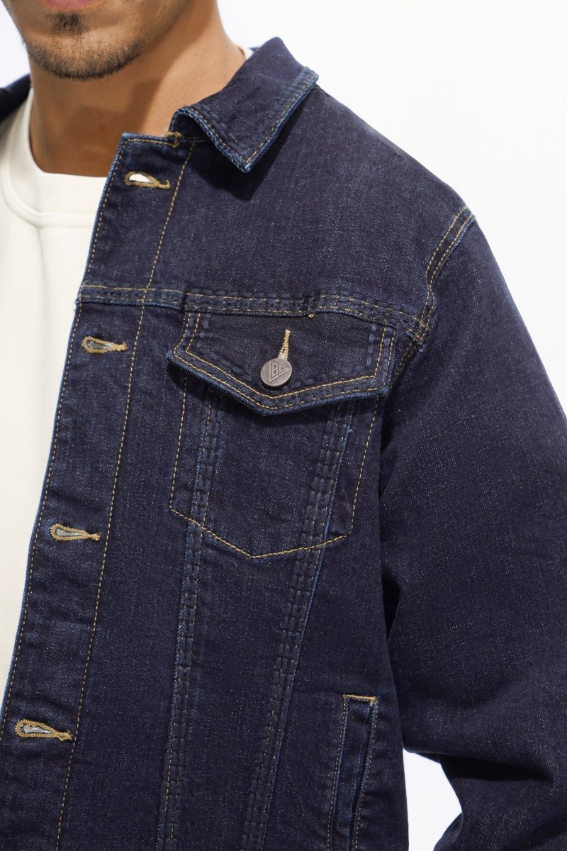 Treasury Mens Jacket Indigo Blue - Valabasas