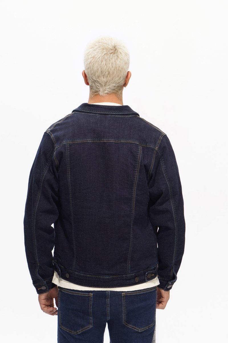 Treasury Mens Jacket Indigo Blue - Valabasas