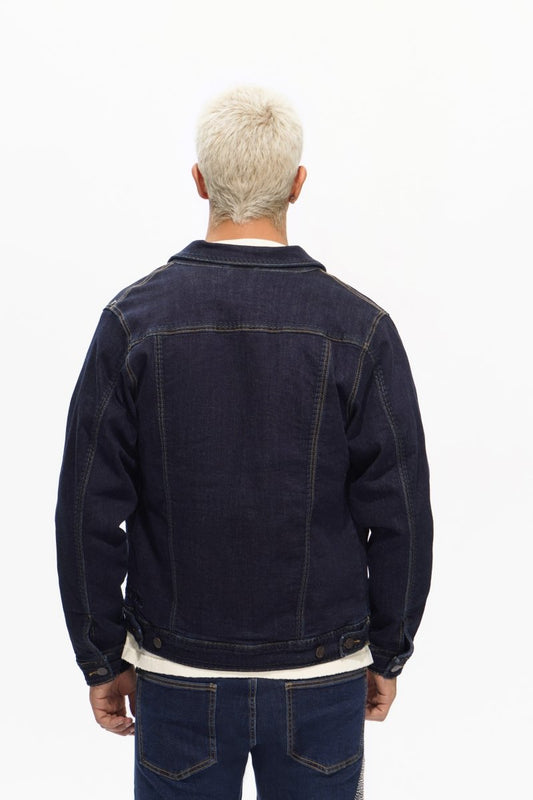 Treasury Mens Jacket Indigo Blue - Valabasas