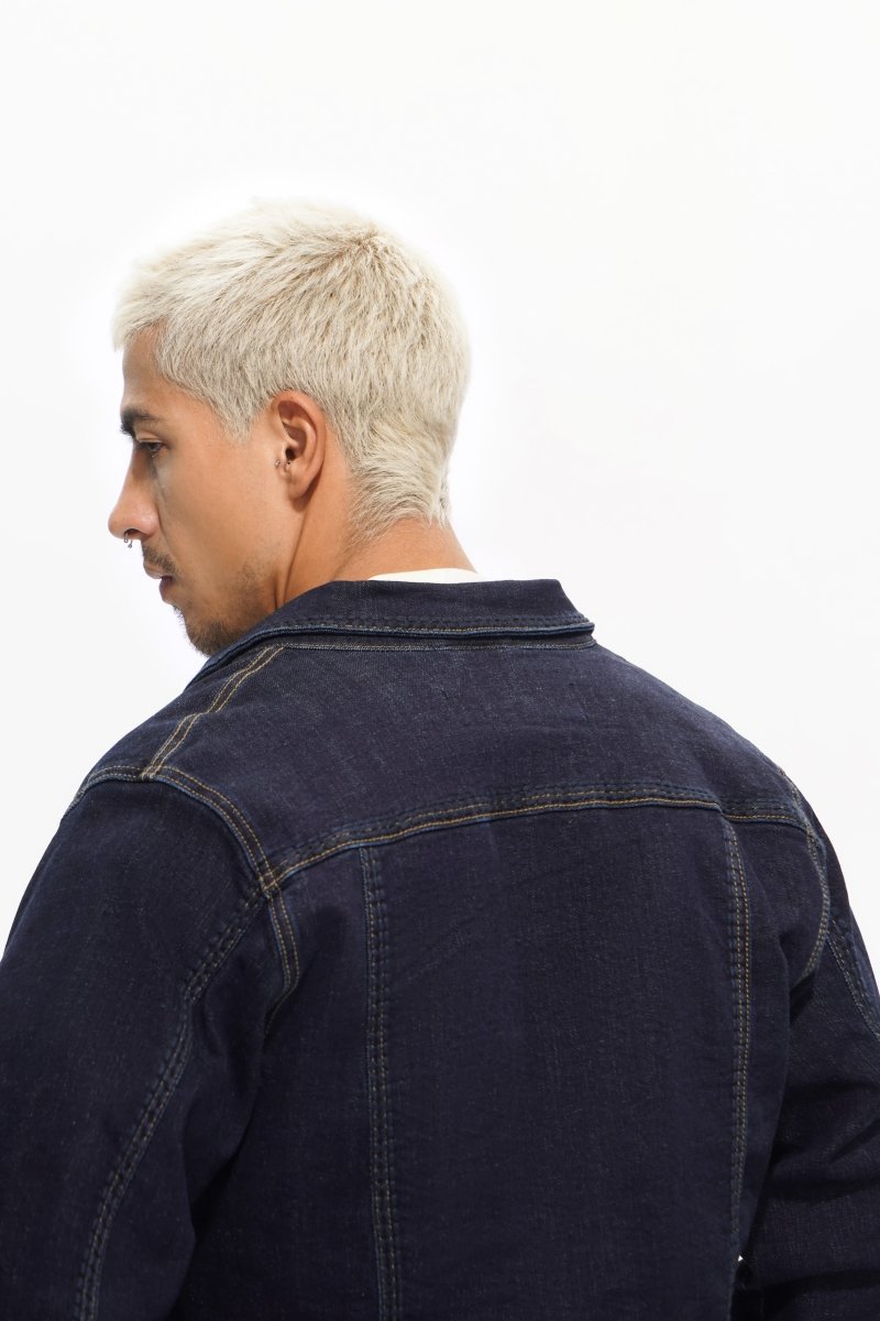 Treasury Mens Jacket Indigo Blue - Valabasas